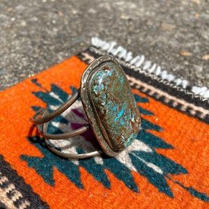 Handmade Turquoise and Sterling Silver Bracelet